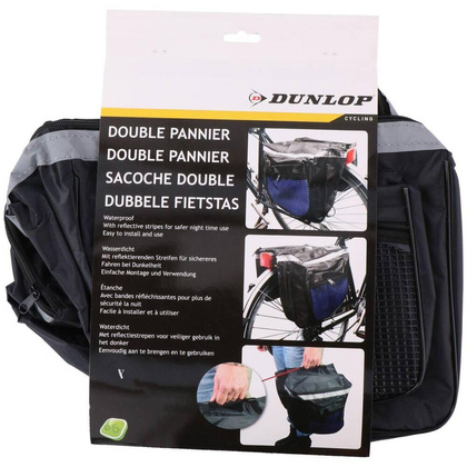 Torba Rowerowa Podwójna na Bagażnik Sakwa DUNLOP 26L