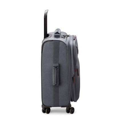 Delsey Maubert 2.0 mała antracytowa miękka walizka kabinowa na kółkach 55 cm