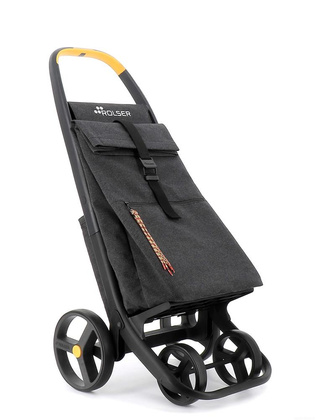 Wózek na zakupy ROLSER Clec Termo Eco 8 Plus Lemon Carbon DUŻE KOŁA NOWOŚĆ Recykling