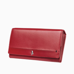 Portfel damski skórzany PUCCINI SORRENTO NA1958 3 Czerwony