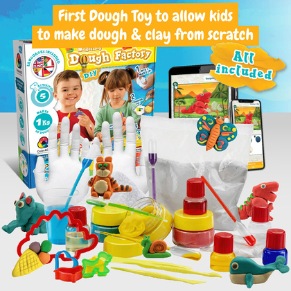 Modeling Dough Factory Kit II. Gra edukacyjna dostarczany ze składaną torbą prezentową