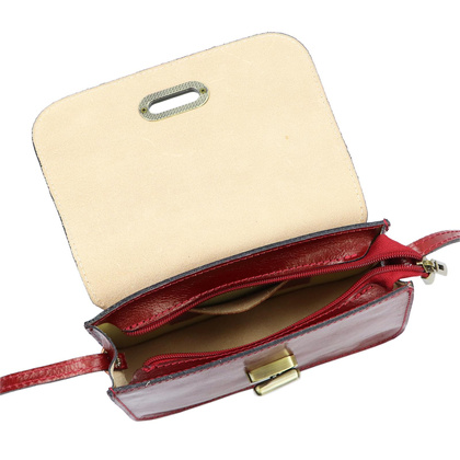 Mała elegancka torebka damska wykonana ze skóry naturalnej 67