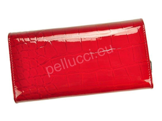 Portfel damski skórzany PELLUCCI BC-106 Czerwony