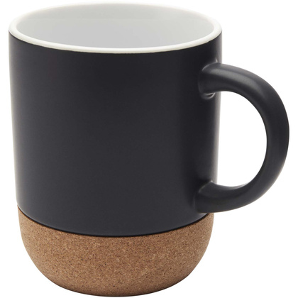 Billie kubek ceramiczny o pojemności 300 ml z detalami z korka i matowym wykończeniem