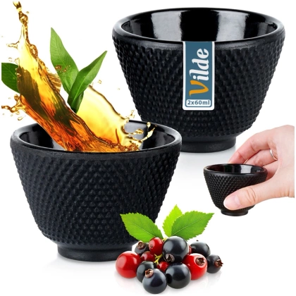 Czarki żeliwne emaliowane CAST LINE 60 ml 2 szt.