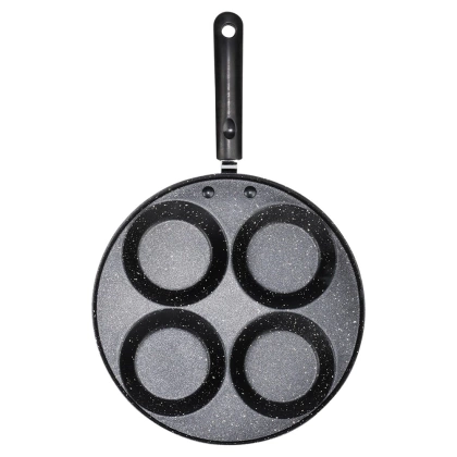 Patelnia do jajek granitowa 4 otwory BASIC LINE 24 cm