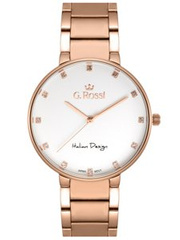 ZEGAREK G. ROSSI - 11155B2-3D3 (zg784e) r.gold + BOX