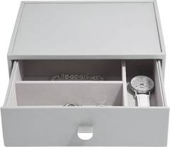 Szkatułka na biżuterię Stackers classic kamienna szarość z szufladą