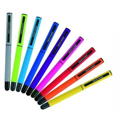 Pióro kulkowe touch pen, soft touch PIERRE CARDIN Celebration Zielone