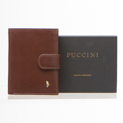Portfel męski skórzany PUCCINI MURANO MU1905 2D Brązowy