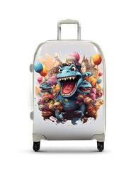 Średnia walizka Dinozaur5