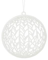 Bombka choinkowa biała