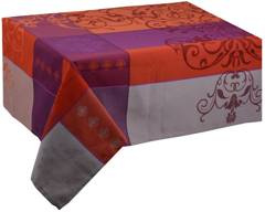 Obrus czerwony żakardowy 150x220cm