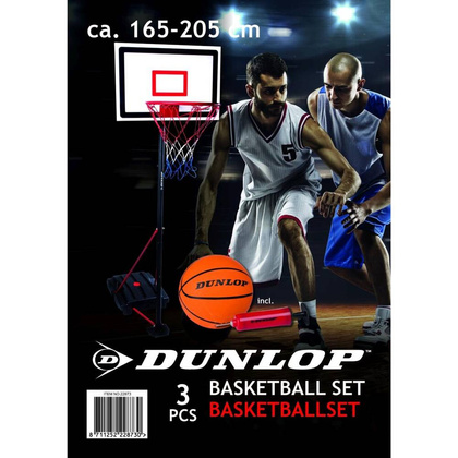 Zestaw regulowany do koszykówki Dunlop 1.65-2.05m 3w1