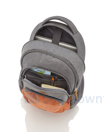 Plecak na laptop do 15,6" TRAVELITE Basics Melange 96308-80 Zielony