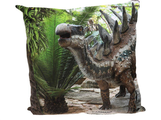 Poduszka z wypełnieniem/suwak - Prehistoric  World of Dinosaurs (CARMANI)