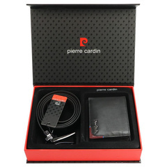 PIERRE CARDIN Zestaw prezentowy Męski Portfel + Pasek ZG-107