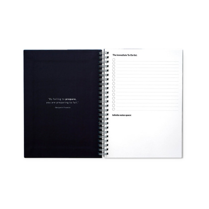 STARTER KIT INFINITE PLANNER A5. Zestaw zawiera „Infinite Diary”, zestaw do czyszczenia, marker i uchwyt na marker