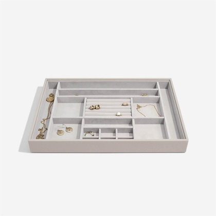 Szkatułka na biżuterię Stackers 16 komorowa supersize taupe