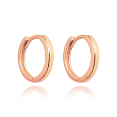 MINET Rose gold kolczyki srebrne 1,5 cm