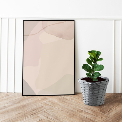 Osłonka na kwiaty roślinę doniczkę pleciona wiklinowa doniczka szara koszyk boho 25x20 cm