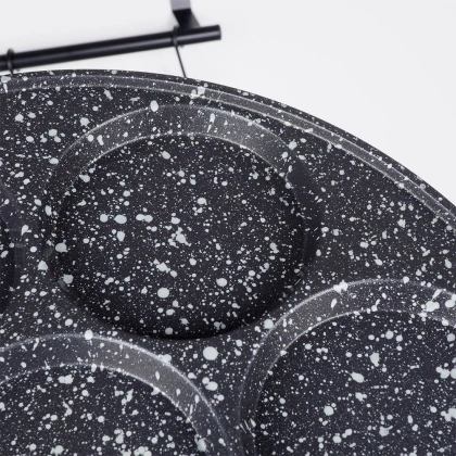 Patelnia do jajek placków pancakes naleśników granitowa GRANDE 27 cm