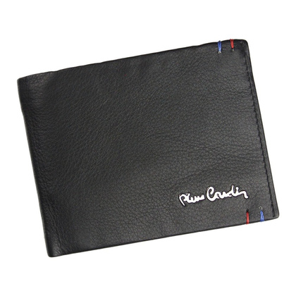 Portfel męski skórzany PIERRE CARDIN CD TILAK22 325 RFID Czarny