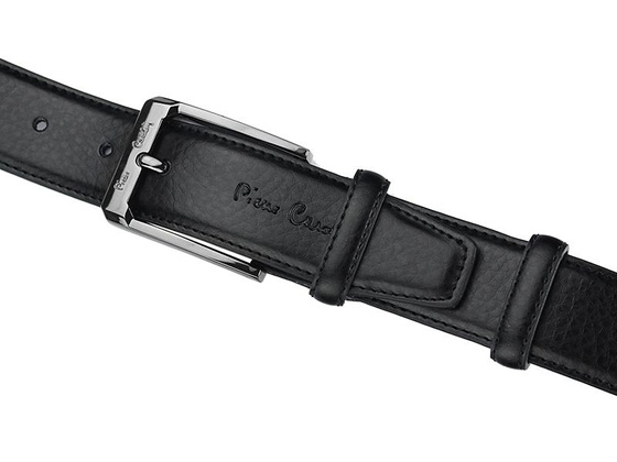 Pasek skórzany męski PIERRE CARDIN 5011 ROB01 BLACK 135