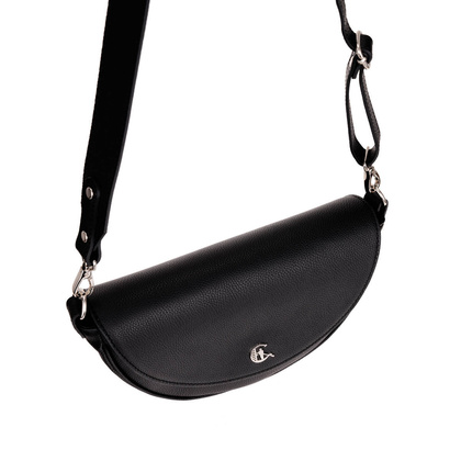 Mała torebka crossbody Canaletto ze skóry licowej – łódkowaty kształt i elegancki design TD606