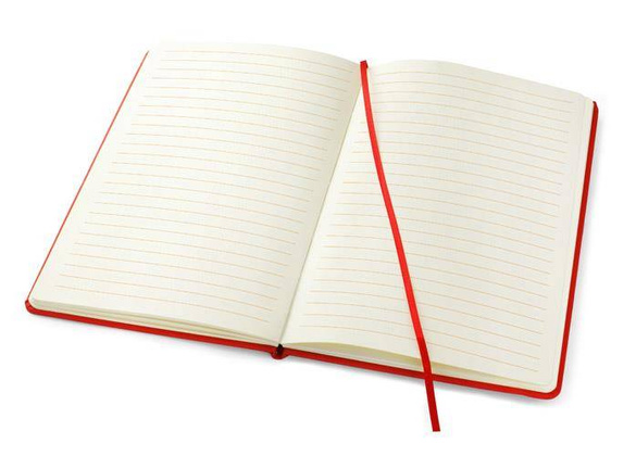 Notes VITAL A5 17545-04 Czerwony