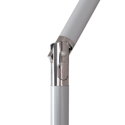 Parasol plażowy ogrodowy łamany regulowany brązowy 176 cm