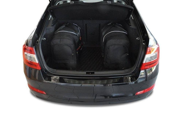 SKODA OCTAVIA LIFTBACK 2013+ TORBY DO BAGAŻNIKA 5 SZT KJUST
