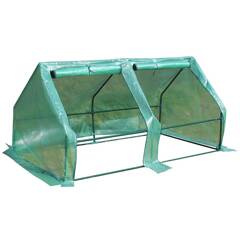 SZKLARNIA TUNEL OGRODOWY MINI ZIELONY DO SAŁATY 180x90x90CM