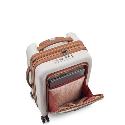 Delsey Chatelet Air 2.0 mała jasna walizka kabinowa na kółkach 55 cm