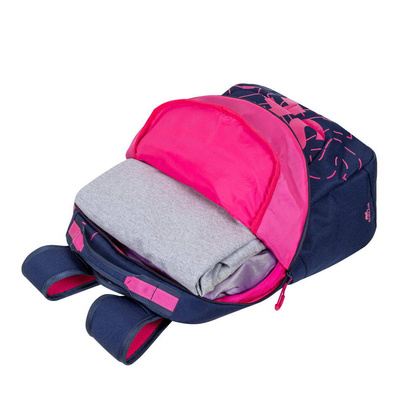 RIVACASE Heide Plecak 5430 30l, granatowy, różowy