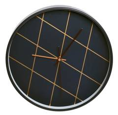 Zegar czarny nowoczesny