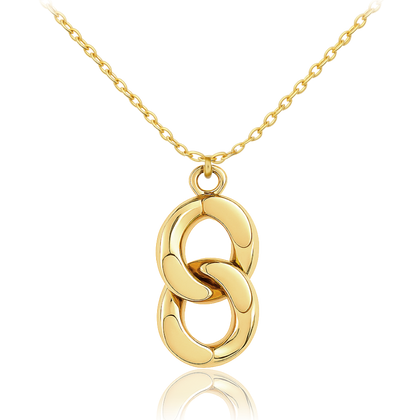 MINET Luksusowy złoty naszyjnik Au 585/1000 2,60g