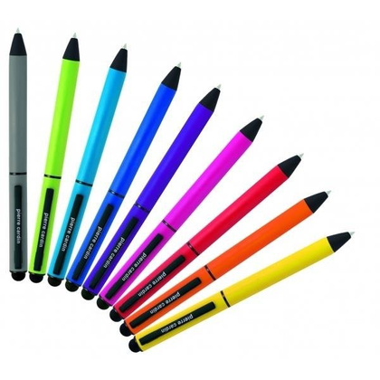 Długopis metalowy touch pen, soft touch PIERRE CARDIN Celebration Niebieski