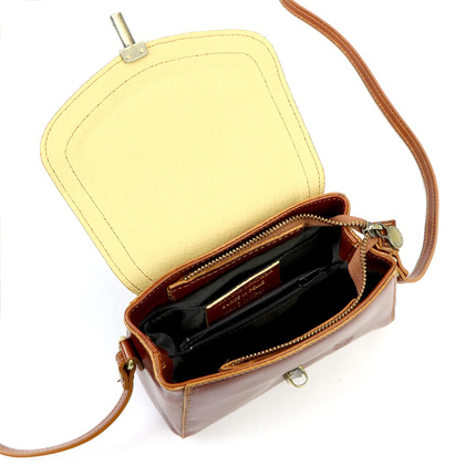 Torebka damska, listonoszka, skóra naturalna 