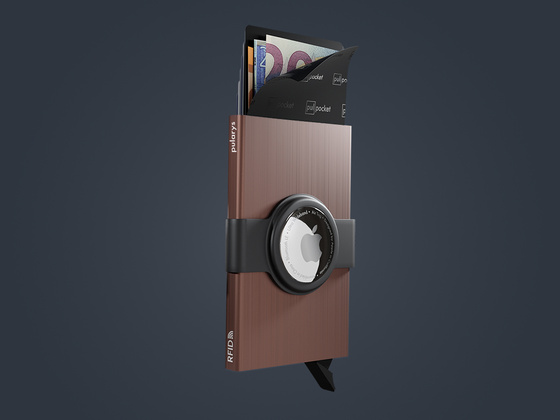 Etui na karty kredytowe RFID ZEN  z uchwytem na AirTag 2157