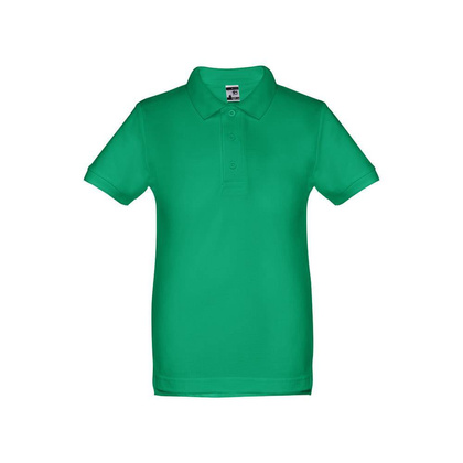 THC ADAM KIDS. Bawełniana koszulka polo z krótkim rękawem dla dzieci (unisex)