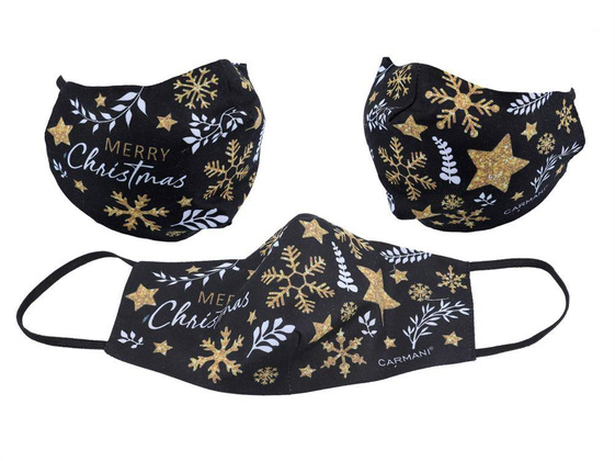 Maseczka ochronna - Świąteczna dekoracja (CARMANI)