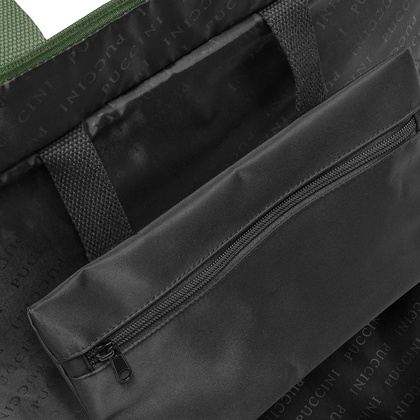 Torba z miejscem na laptop do 15,6" PUCCINI TOTE TD249 5 Zielona