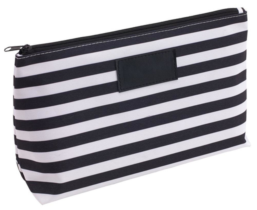 Kosmetyczka KEMER STRIPY Czarna / Biała
