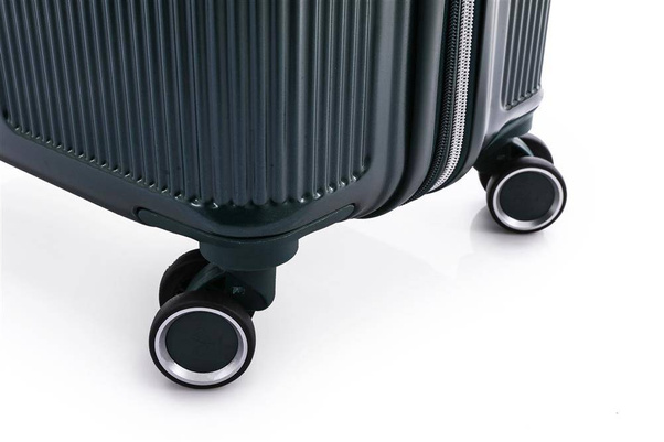 LYS Paris Porto Duża twarda zielona walizka na kółkach 76 cm