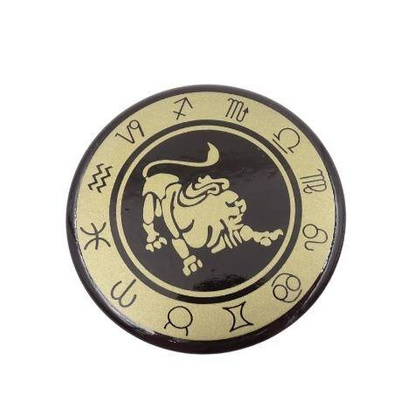 Lew - znak zodiaku - magnes; metal emaliowany