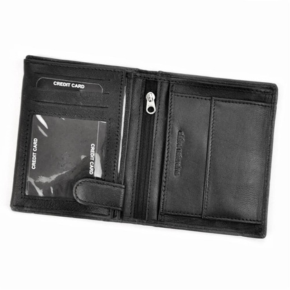 Portfel męski PELLUCCI CC 5601 Czarno Czerwony