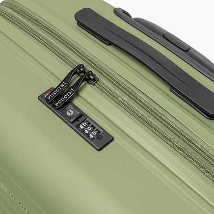 Średnia walizka PUCCINI SEOUL PP028B 5 Zielona