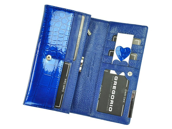 Portfel damski skórzany PELLUCCI BC-100 Czerwony