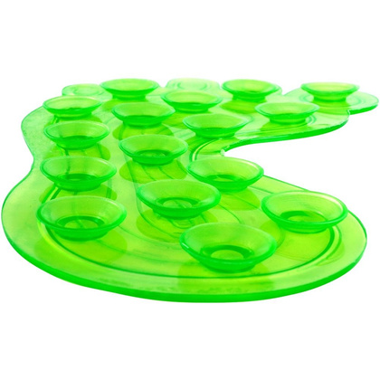 Podkładki antypoślizgowe z przyssawkami stopy zielone zestaw 4 szt.
